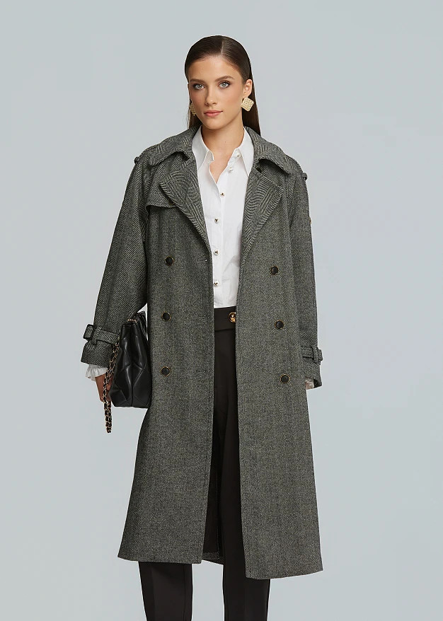 Σταυρωτό ψαροκόκκαλο παλτό 199,00 €